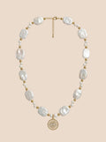 Pearl and Heart Charm Layered Necklace