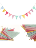 Sustainable Linen-Look Bunting Flags