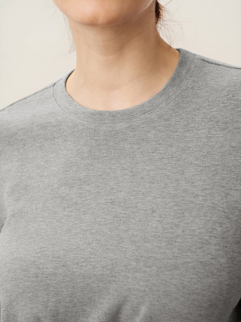 Asymmetric Ruched Stretch Knit Top CALLIOPE
