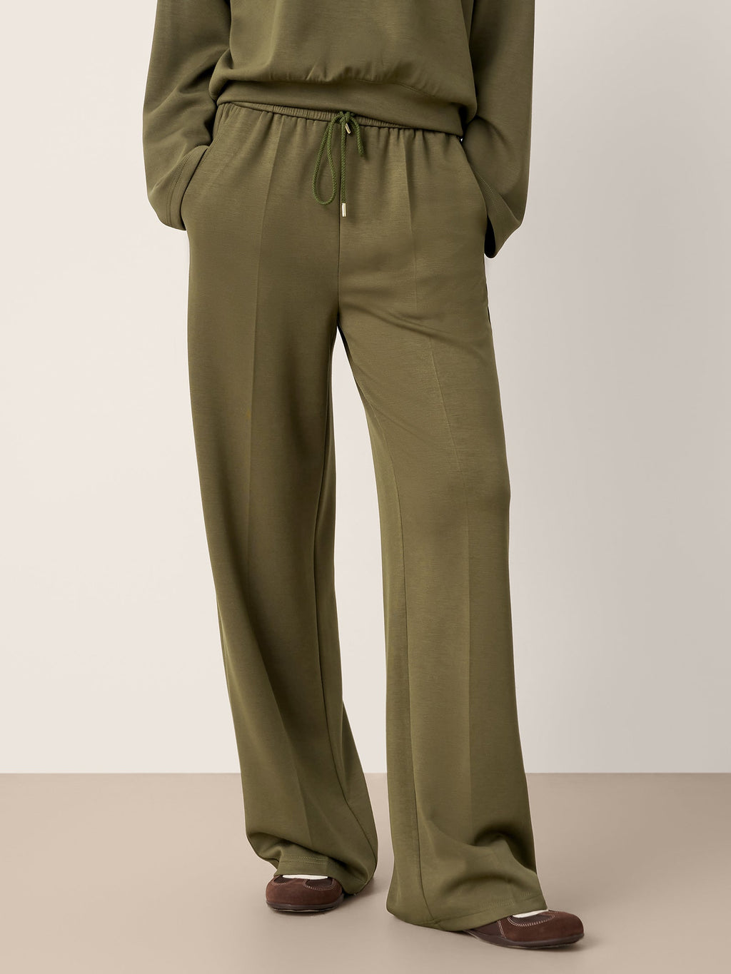 Drawstring Wide Leg Pants CHELSEA